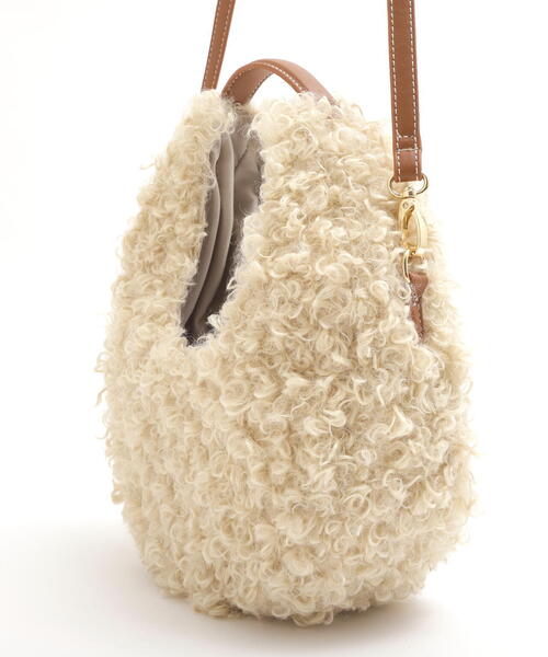 FREE'S MART(フリーズマート)の「◆ムーンワンショルバッグ(ショルダーバッグ・レディース・ベージュ系その他/ブラック・フリ-)」の12枚目の写真