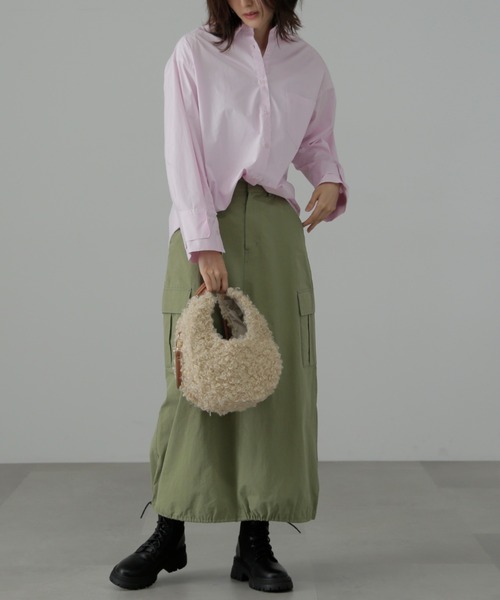 FREE'S MART(フリーズマート)の「◆ムーンワンショルバッグ(ショルダーバッグ・レディース・ベージュ系その他/ブラック・フリ-)」の7枚目の写真