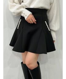 dazzlin | パールラインミニフレアスカート(スカート)