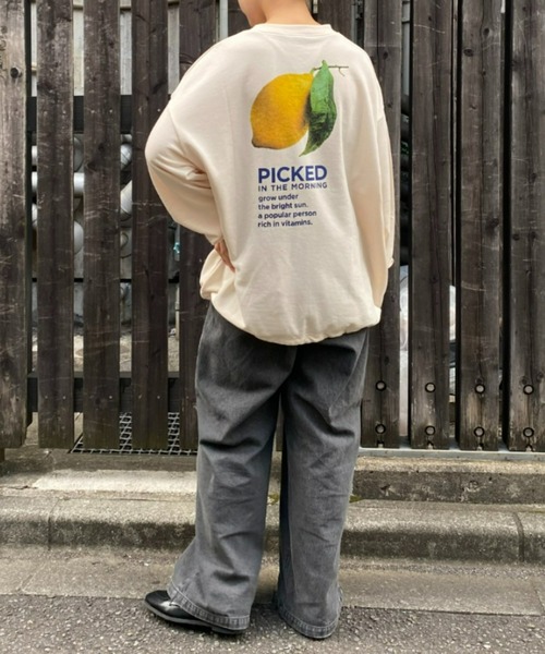 CIAOPANIC TYPY（チャオパニックティピー）の「【ユニセックス】ソフトタッチプリントドロストロンTee（Tシャツ/カットソー・メンズ・グリーン/アイボリー/ホワイト/チャコールグレー・MEDIUM/LARGE）」の17枚目の写真