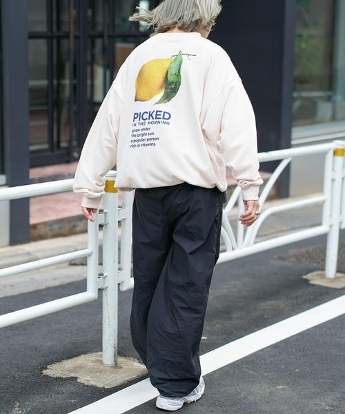 CIAOPANIC TYPY（チャオパニックティピー）の「【ユニセックス】ソフトタッチプリントドロストロンTee（Tシャツ/カットソー・メンズ・グリーン/アイボリー/ホワイト/チャコールグレー・MEDIUM/LARGE）」の16枚目の写真