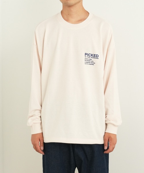 CIAOPANIC TYPY（チャオパニックティピー）の「【ユニセックス】ソフトタッチプリントドロストロンTee（Tシャツ/カットソー・メンズ・グリーン/アイボリー/ホワイト/チャコールグレー・MEDIUM/LARGE）」の21枚目の写真