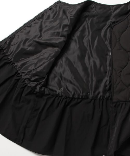 INCEDE(インシード)の「ペプラムキルティングベスト(ベスト・レディース・ブラック/オフホワイト・L/M/LL)」の17枚目の写真