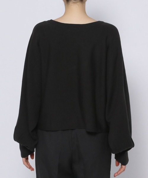 LEPSIM（レプシィム）の「14ゲージボリュームショートプルオーバー　183621（ニット/セーター・レディース・ダークブラウン/グリーン/ブラック/オフホワイト/ブルー/ホワイト・FREE）」の11枚目の写真