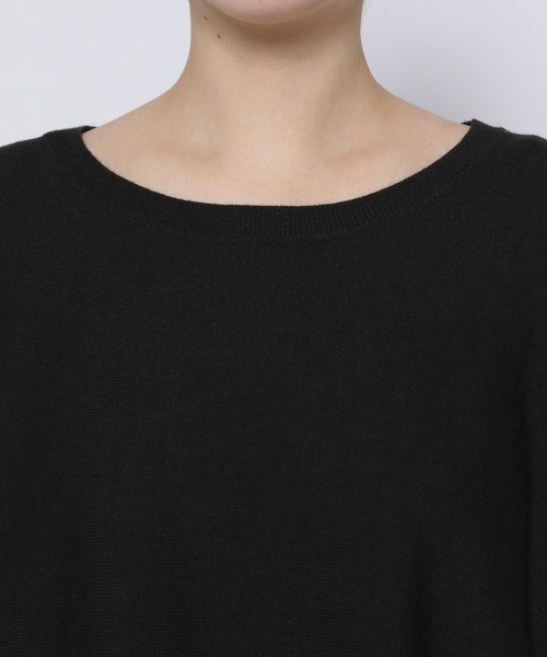 LEPSIM（レプシィム）の「14ゲージボリュームショートプルオーバー　183621（ニット/セーター・レディース・ダークブラウン/グリーン/ブラック/オフホワイト/ブルー/ホワイト・FREE）」の12枚目の写真