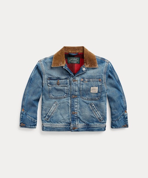 POLO RALPH LAUREN CHILDRENSWEAR（ポロ ラルフ ローレン チルドレンズウェア）の「コーデュロイカラー デニム ジャケット（デニムジャケット・キッズ・マルチ・3/4/6/7）」の5枚目の写真