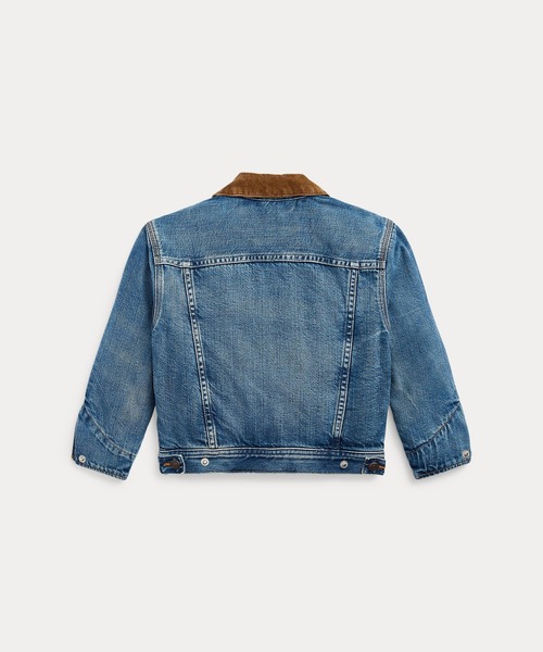POLO RALPH LAUREN CHILDRENSWEAR（ポロ ラルフ ローレン チルドレンズウェア）の「コーデュロイカラー デニム ジャケット（デニムジャケット・キッズ・マルチ・3/4/6/7）」の6枚目の写真