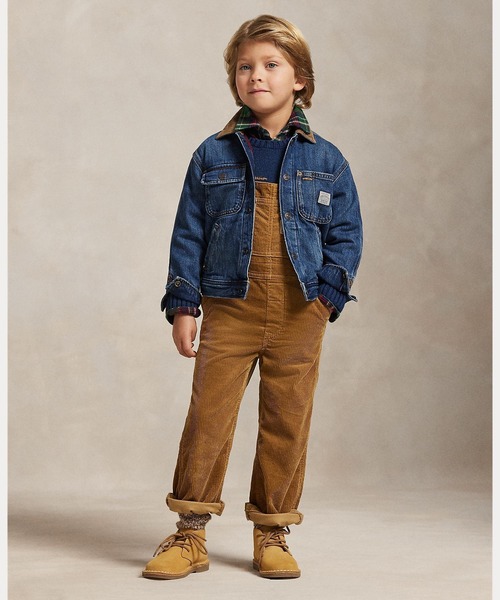 POLO RALPH LAUREN CHILDRENSWEAR（ポロ ラルフ ローレン チルドレンズウェア）の「コーデュロイカラー デニム ジャケット（デニムジャケット・キッズ・マルチ・3/4/6/7）」の7枚目の写真