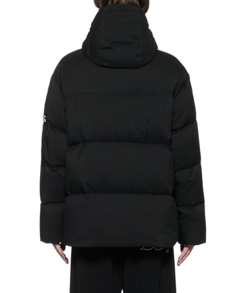 h*.様 オニツカタイガー フード脱着式ダウンベスト ブラック XL 希少品 Onitsuka Tiger（オニツカタイガー）の「DOWN JACKET / ダウン