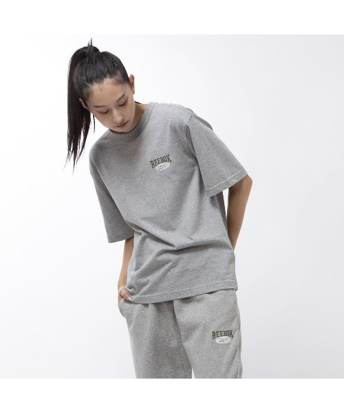 Reebok（リーボック）の「クラシック Tシャツ / CLASSIC AE TEE（Tシャツ/カットソー・メンズ・マルーン/ヘザーグレー/ブラック・LARGE/SMALL/MEDIUM/XX-LARGE/X-LARGE/X-SMALL）」の4枚目の写真