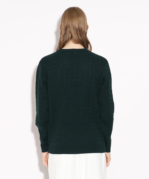 tk.TAKEO KIKUCHI(ティーケータケオキクチ)の「◆【WEB限定】ケーブルクルーネックニットプルオーバー(ニット/セーター・メンズ・オフホワイト/ボルドー/グレー系4/ブルー系その他/モスグリーン/ブラック・04/03/02/01)」の10枚目の写真