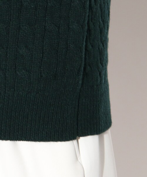 tk.TAKEO KIKUCHI(ティーケータケオキクチ)の「◆【WEB限定】ケーブルクルーネックニットプルオーバー(ニット/セーター・メンズ・オフホワイト/ボルドー/グレー系4/ブルー系その他/モスグリーン/ブラック・04/03/02/01)」の13枚目の写真