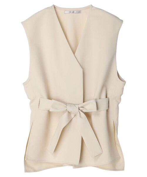 Green　Parks（グリーンパークス）の「B.ウエストベルトベスト（ベスト・レディース・グレー/ホワイト系その他2・FREE）」の16枚目の写真