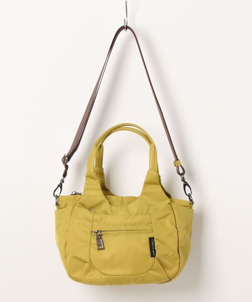 Y'SACCS（イザック）の「【Y’SACCS vous et】ラウンド2WAYミニトート（ショルダーバッグ・レディース・ライトブルー/マスタード/ライトピンク/グレー/カーキ/ブラック/グリーン・FREE）」の6枚目の写真