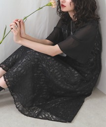 クラシカル レース ワンピース パーティー ドレス 結婚式 お呼ばれ オケージョン