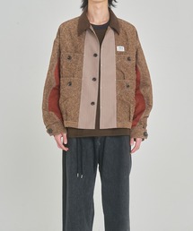 elephant trival fabrics キューバシャツジャケット elephant TRIBAL fabrics エレファブ 】CUBA SHIRT BLOUSON SUMI