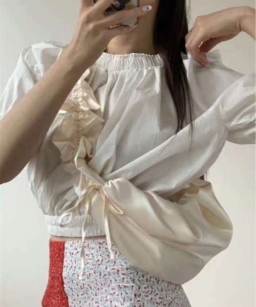 バックリボンオフショルダーSET UP eimy istoire（エイミーイストワール）の「バックリボンオフ