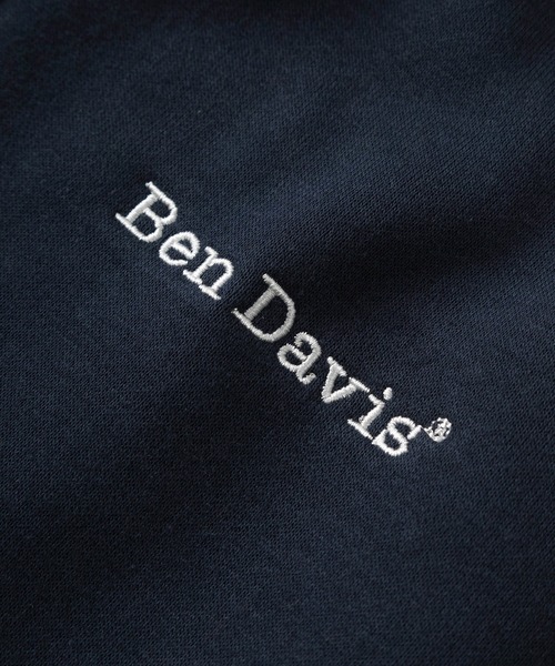 BEN DAVIS(ベンデイビス)の「【BEN DAVIS/ベンデイビス】ブランドネーム ワンポイント刺繍デザイン ヘビーウェイト スウェット ダブルジップパーカー/ HEAVY SWEAT ZIP HOODIE(パーカー・メンズ・ブルーグレー/ネイビー/アイボリー/カーキ/ヘザーグレー/ブラック・XL/L/M)」の11枚目の写真