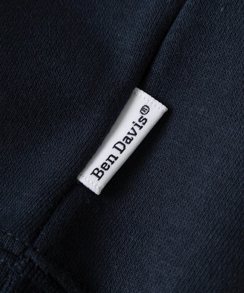 BEN DAVIS(ベンデイビス)の「【BEN DAVIS/ベンデイビス】ブランドネーム ワンポイント刺繍デザイン ヘビーウェイト スウェット ダブルジップパーカー/ HEAVY SWEAT ZIP HOODIE(パーカー・メンズ・ブルーグレー/ネイビー/アイボリー/カーキ/ヘザーグレー/ブラック・XL/L/M)」の14枚目の写真