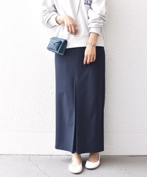 【ZOZO限定】SHIPS.me:TR ボックス タック スカート