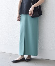 【ZOZO限定】SHIPS.me:TR ボックス タック スカート