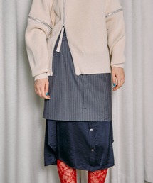 MAISON SPECIAL | Shirt Layered Mini Skirt /シャツレイヤードミニスカート【MAISON SPECIAL/メゾンスペシャル】(スカート)