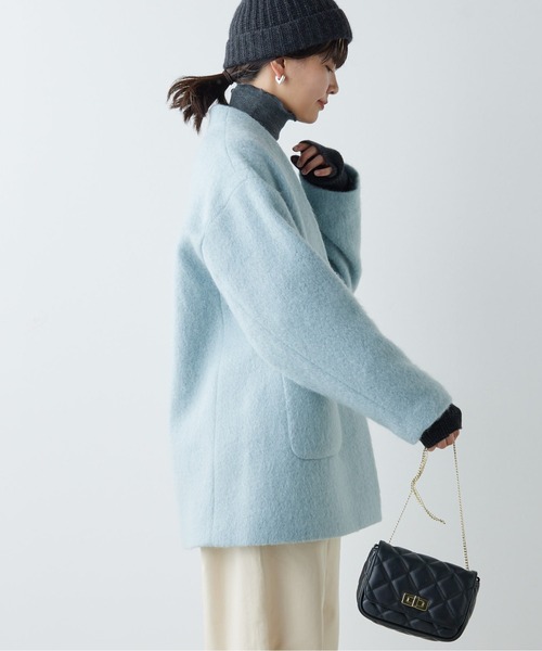 GALLARDAGALANTE（ガリャルダガランテ）の「シャギーノーカラーコート