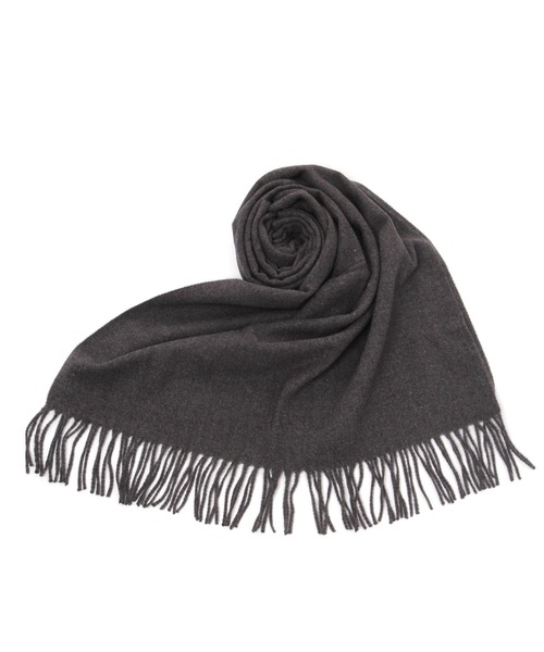 GLOBAL WORK（グローバルワーク）の「ファインタッチボリュームマフラー/704657（ストール/ショール・メンズ・チャコールグレー/グレー/ライトグレー/ブラック/スカイブルー/ライトベージュ・FREE）」の2枚目の写真