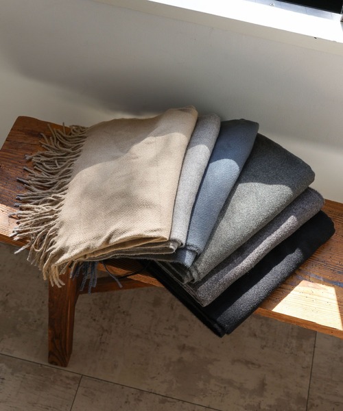 GLOBAL WORK（グローバルワーク）の「ファインタッチボリュームマフラー/704657（ストール/ショール・メンズ・チャコールグレー/グレー/ライトグレー/ブラック/スカイブルー/ライトベージュ・FREE）」の20枚目の写真