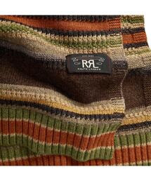 RRL（ダブル アール エル）の「ストライプド ウール マフラー