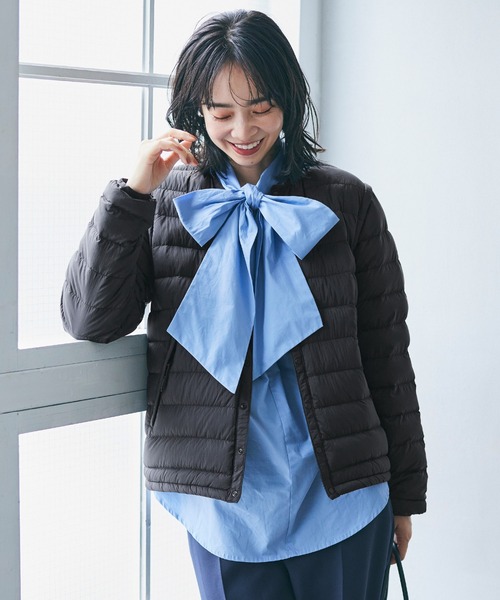 coca（coca）（コカ）の「デタッチャブル2wayライトダウン（ダウンジャケット/コート・レディース・ブラック/ベージュ・S/L/M）」の16枚目の写真