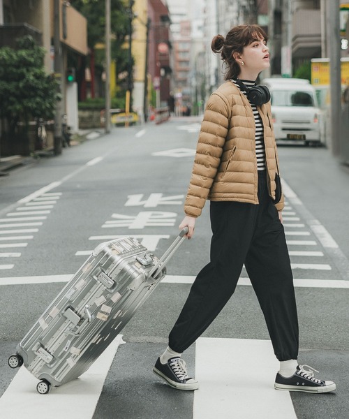 coca（coca）（コカ）の「デタッチャブル2wayライトダウン（ダウンジャケット/コート・レディース・ブラック/ベージュ・S/L/M）」の7枚目の写真