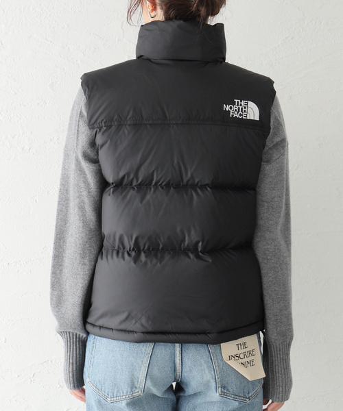 人気　ノースフェイス　ヌプシ　ベスト　ダウン　ジャケット　レディース　ブラック THE NORTH FACE ダウンベスト ベスト FACE/ザ・ノース・フェイス