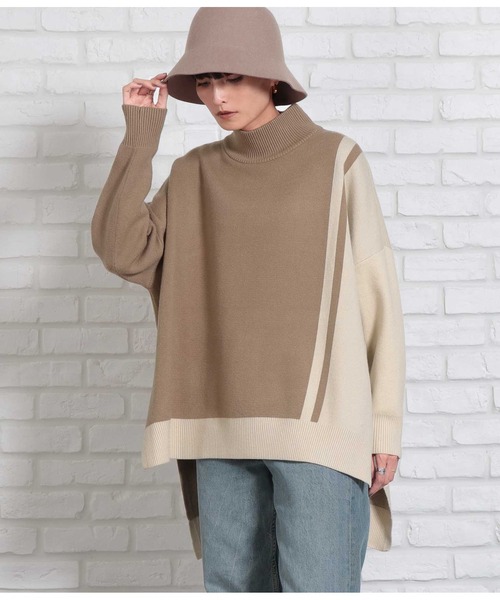 【NICENICE MOMENT】CROPPED クルーネックニット NICENICE MOMENT】CROPPED クルーネックニット ナイスナイス