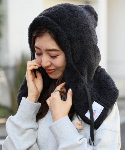 セール】【GERRY】フード付きボアネックウォーマー YMY（ネック