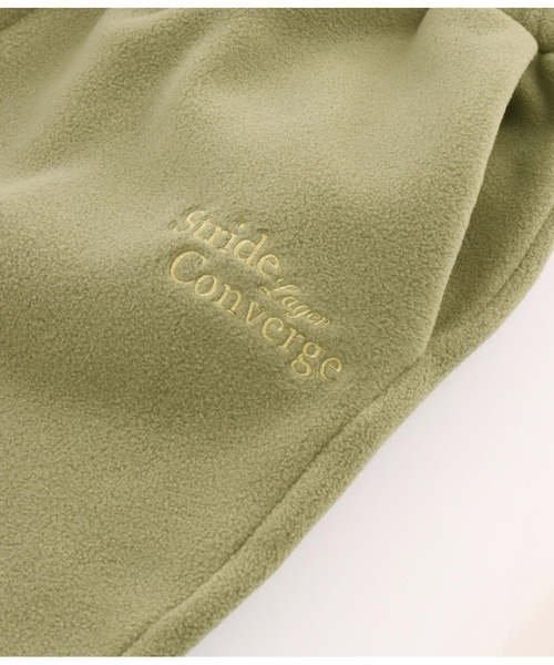 ANAP（アナップ）の「英字刺繍フリースジョガーパンツ【別売りSETUP】（スウェットパンツ・レディース・ブラック/カーキ・FREE）」の18枚目の写真