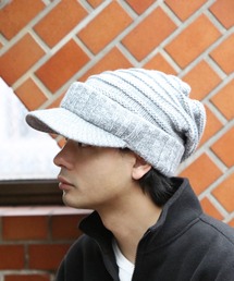 カラーバイザーニット