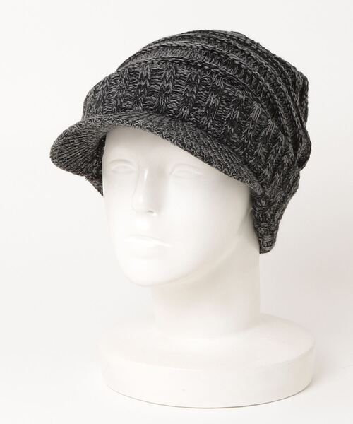 ８(eight)（エイト）の「カラーバイザーニット（ニットキャップ/ビーニー・メンズ・グレー×ホワイト/ブラック×グレー/ベージュ系その他・FREE）」の7枚目の写真