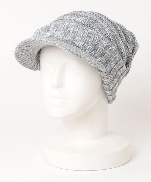 ８(eight)（エイト）の「カラーバイザーニット（ニットキャップ/ビーニー・メンズ・グレー×ホワイト/ブラック×グレー/ベージュ系その他・FREE）」の10枚目の写真