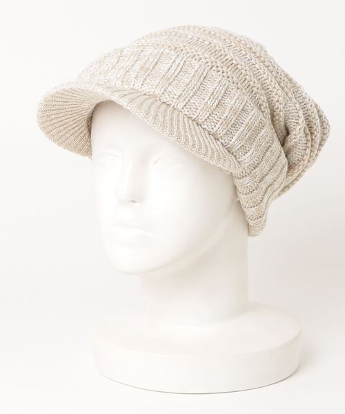 ８(eight)（エイト）の「カラーバイザーニット（ニットキャップ/ビーニー・メンズ・グレー×ホワイト/ブラック×グレー/ベージュ系その他・FREE）」の22枚目の写真