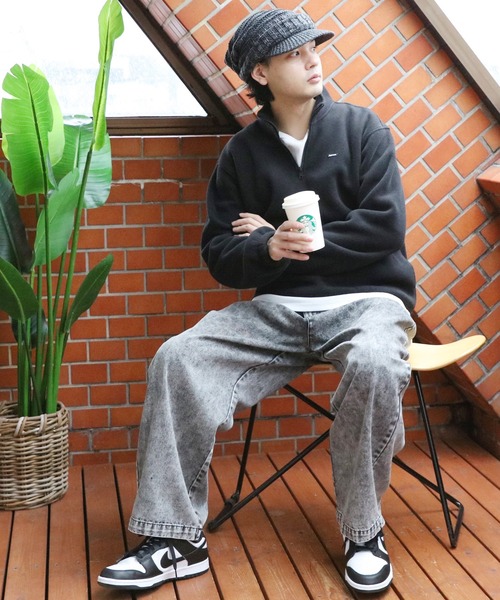 ８(eight)（エイト）の「カラーバイザーニット（ニットキャップ/ビーニー・メンズ・グレー×ホワイト/ブラック×グレー/ベージュ系その他・FREE）」の9枚目の写真