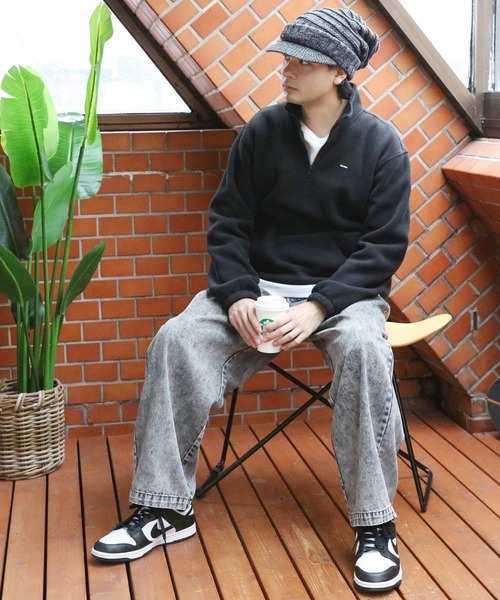 ８(eight)（エイト）の「カラーバイザーニット（ニットキャップ/ビーニー・メンズ・グレー×ホワイト/ブラック×グレー/ベージュ系その他・FREE）」の20枚目の写真