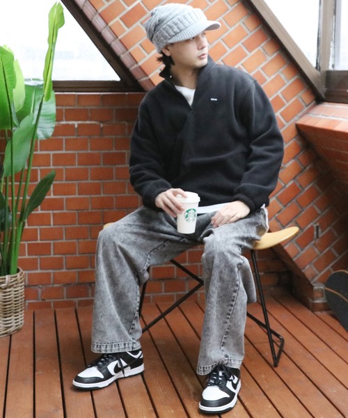 ８(eight)（エイト）の「カラーバイザーニット（ニットキャップ/ビーニー・メンズ・グレー×ホワイト/ブラック×グレー/ベージュ系その他・FREE）」の13枚目の写真