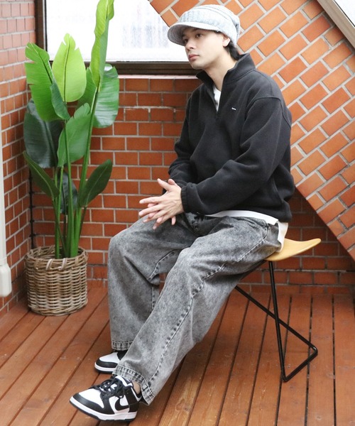 ８(eight)（エイト）の「カラーバイザーニット（ニットキャップ/ビーニー・メンズ・グレー×ホワイト/ブラック×グレー/ベージュ系その他・FREE）」の8枚目の写真