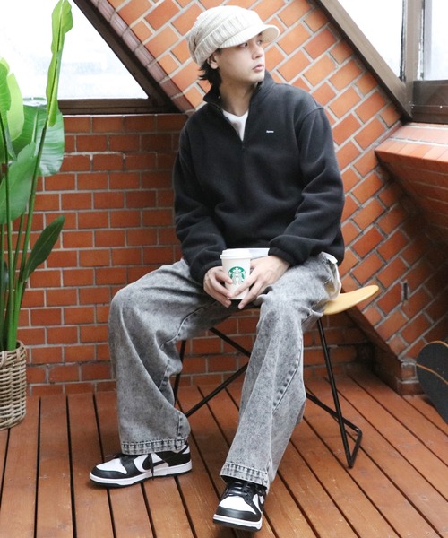 ８(eight)（エイト）の「カラーバイザーニット（ニットキャップ/ビーニー・メンズ・グレー×ホワイト/ブラック×グレー/ベージュ系その他・FREE）」の17枚目の写真