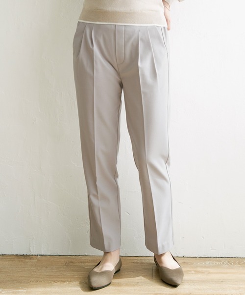 ikka(イッカ)の「あたたかBeasystretchパンツ(その他パンツ・レディース・ブラック/ブラウン/ベージュ・L/M/S)」の3枚目の写真