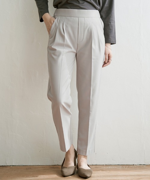 ikka(イッカ)の「あたたかBeasystretchパンツ(その他パンツ・レディース・ブラック/ブラウン/ベージュ・L/M/S)」の7枚目の写真