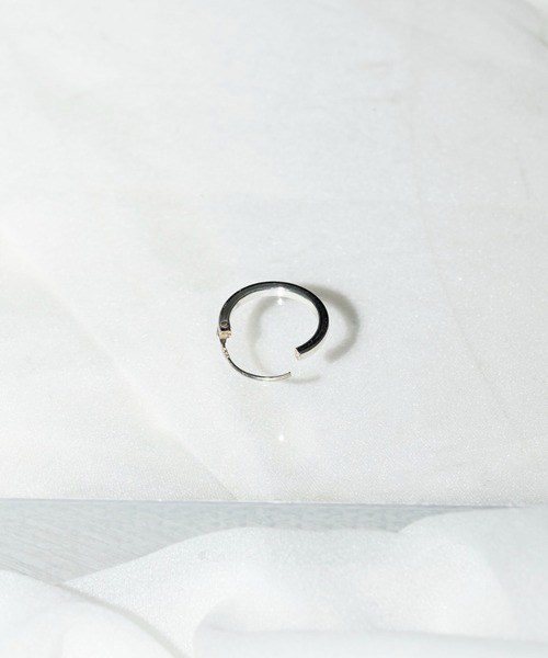 SETUP7(セットアップセブン)の「【SETUP7】カッティングフープピアス Sサイズ シルバー925 SSS(ピアス(片耳用)・メンズ・シルバー・FREE)」の2枚目の写真