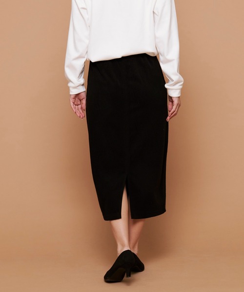 Arnold Palmer(アーノルドパーマー)の「ライト ジャージ メルトン タイトスカート(スカート・レディース・ライトベージュ/ブラック・M/S/L)」の11枚目の写真