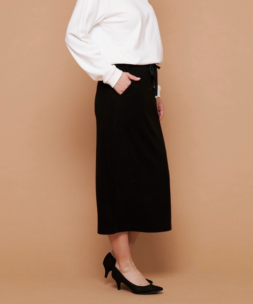 Arnold Palmer(アーノルドパーマー)の「ライト ジャージ メルトン タイトスカート(スカート・レディース・ライトベージュ/ブラック・M/S/L)」の10枚目の写真